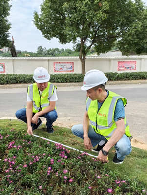 管護(hù)中心綠化工程質(zhì)量安全服務(wù)站開(kāi)展 質(zhì)量安全專項(xiàng)檢查